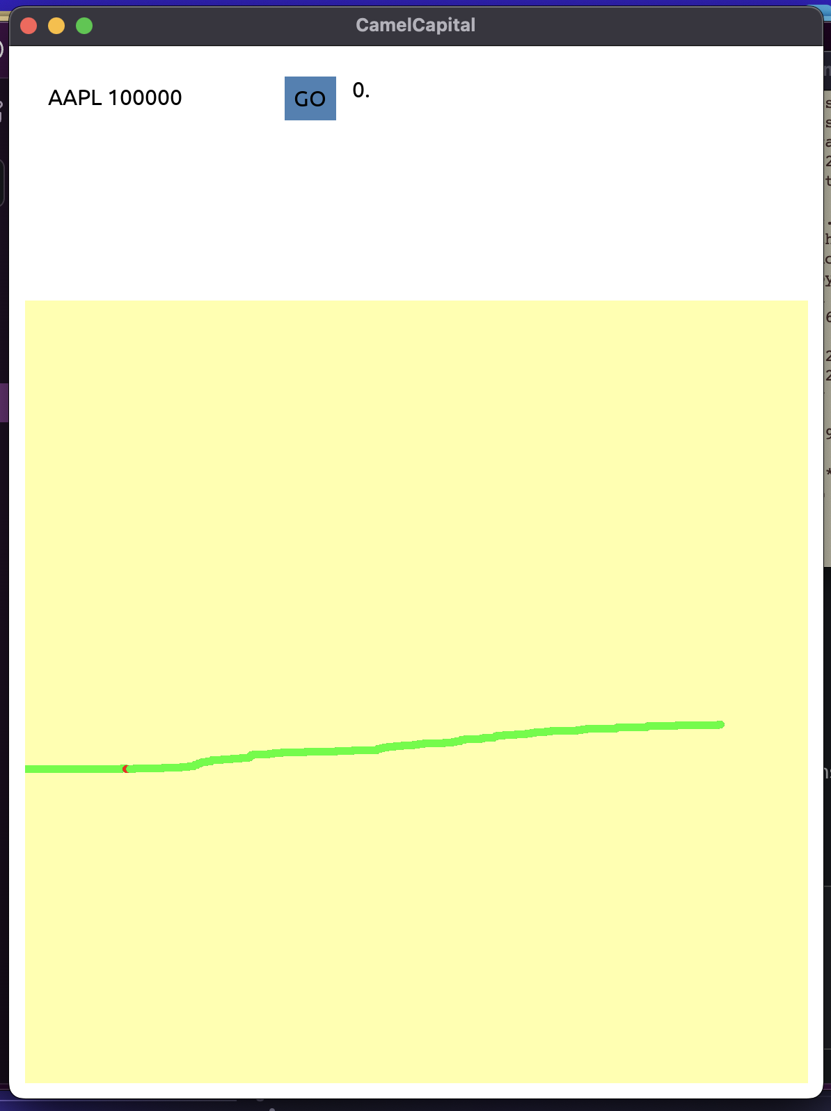 A screenshot of a Bogue
                                                      window with a simple
                                                      graph